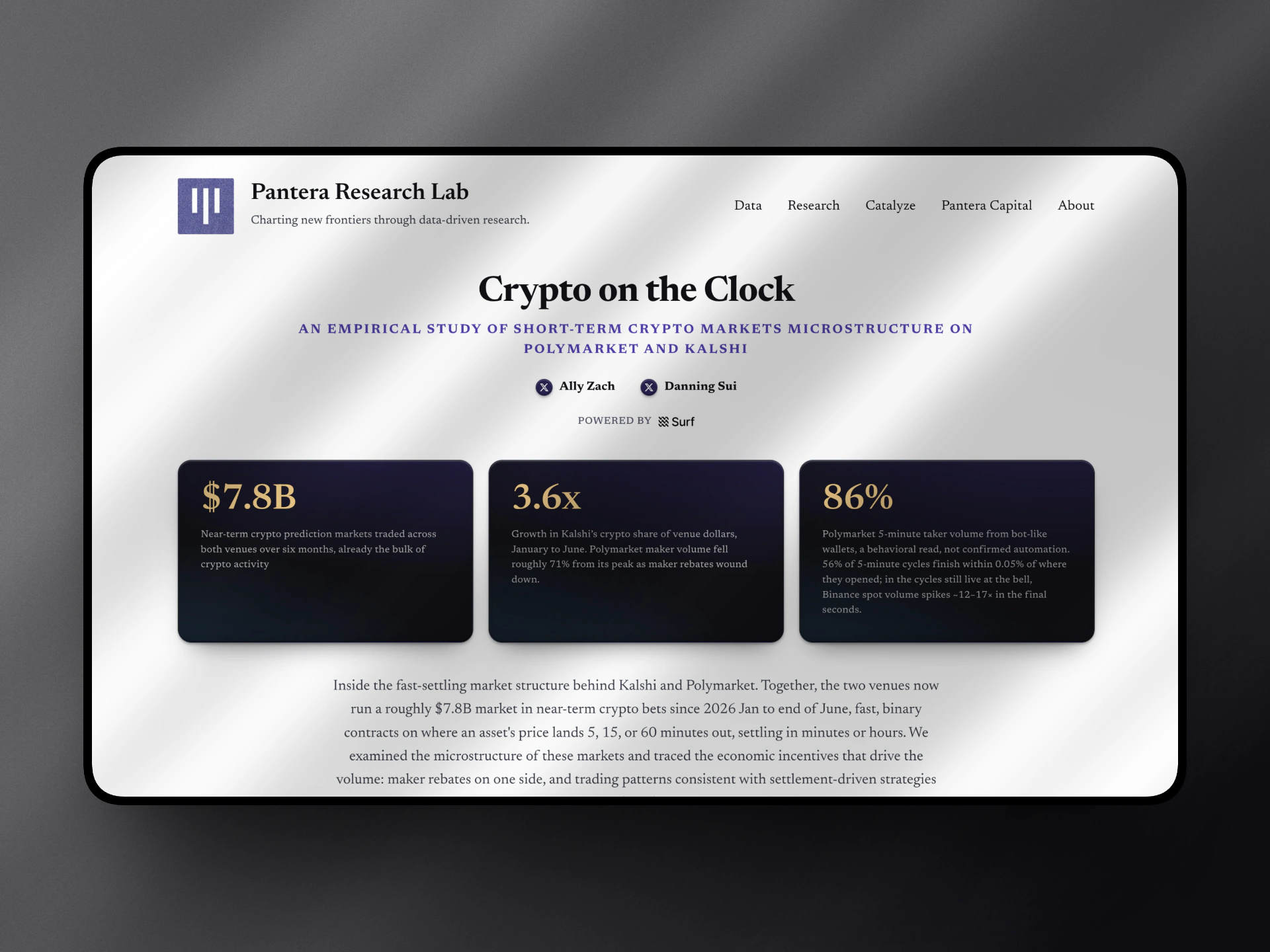 Crypto on the Clock study — opens in a new tab